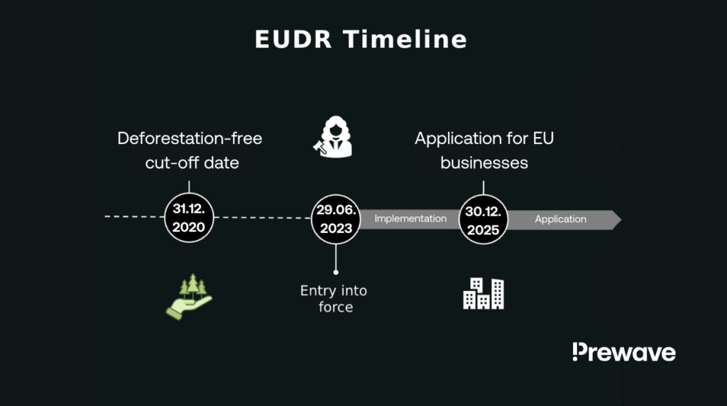 EUDR Timeline